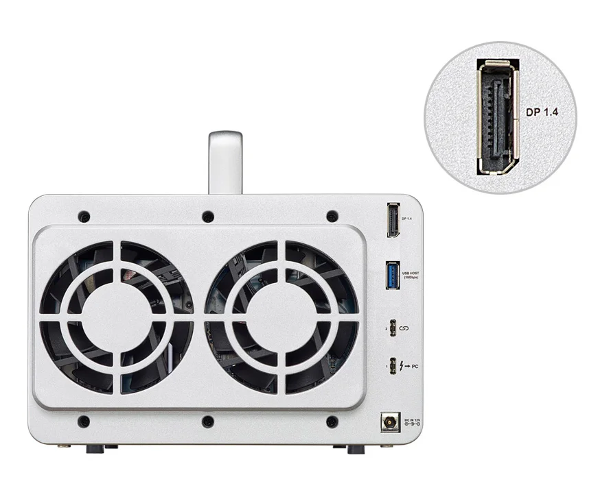 das terramaster d5 thunderbolt 3 DP Interface