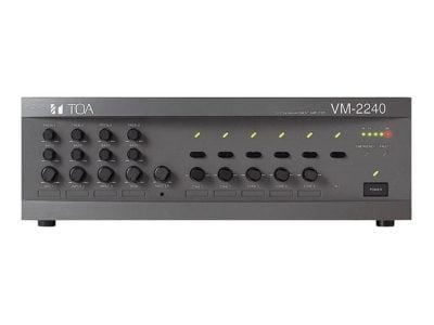 Tăng âm liền Mixer 5 vùng loa công suất 120W TOA VM-2120