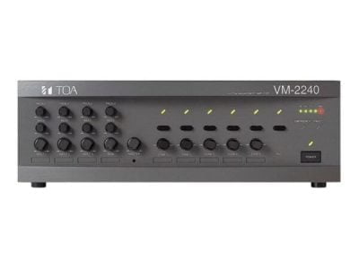 Tăng âm liền Mixer 5 vùng loa công suất 240W TOA VM-2240