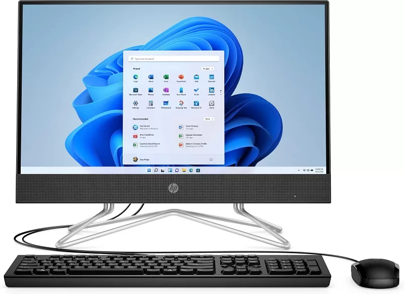 PC HP 200 Pro G4 AIO I5-10210U/8GB/256GB SSD/ DVDRW/21.5INCH FHD/WIN 11/633S9PA