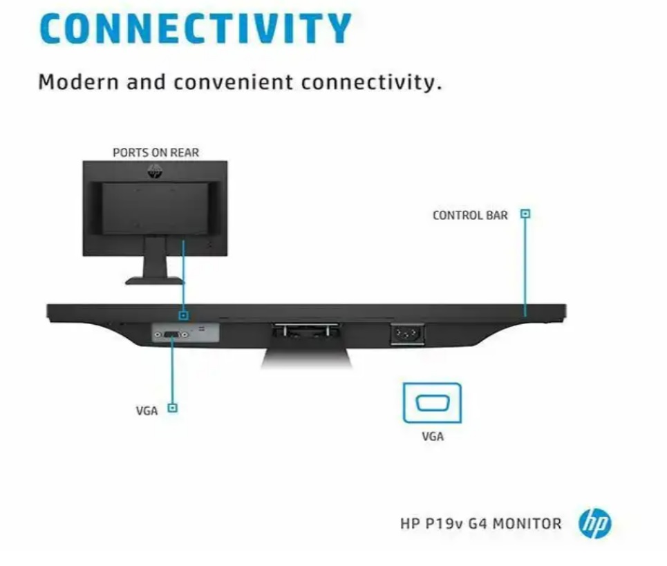 Màn hình vi tính HP ProDisplay P19V 9TY84AA