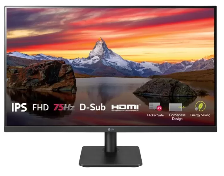 Màn hình LG 24MP400-B IPS 23.8'' Full HD 75Hz AMD FreeSync™ thiết kế 3 cạnh không viền