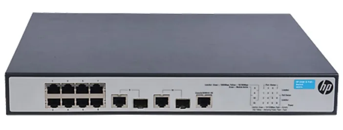 HP 1910-8-PoE+ (62W) Switch JG537A