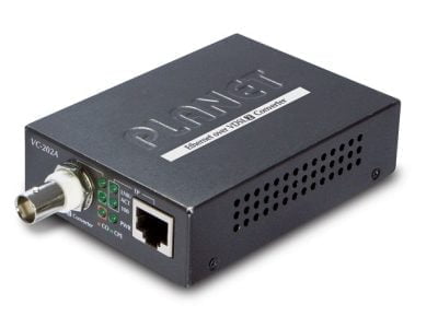 1-Port 10/100Base-TX + 1-Port BNC Ethernet over Coaxial Extender PLANET VC-202A