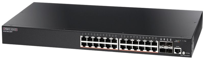 24-Port Gigabit Web-Smart Pro Switch PoE Edgecore ECS2100-28PP