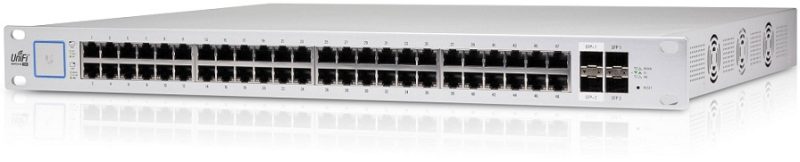 48-Port Switch PoE Gigabit 24V 802.3af/at UniFi US-48-750W