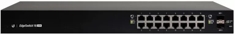 16-Port Managed PoE+ Gigabit Switch With SFP UBIQUITI EdgeSwitch ES-16-150W