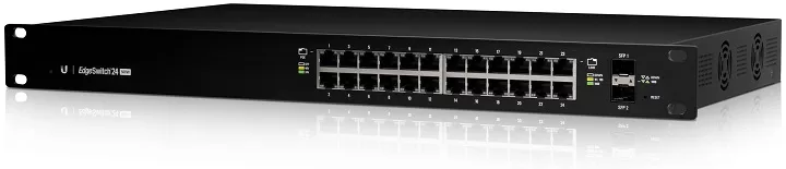 24-Port Managed PoE+ Gigabit Switch with SFP UBIQUITI EdgeSwitch ES-24-500W
