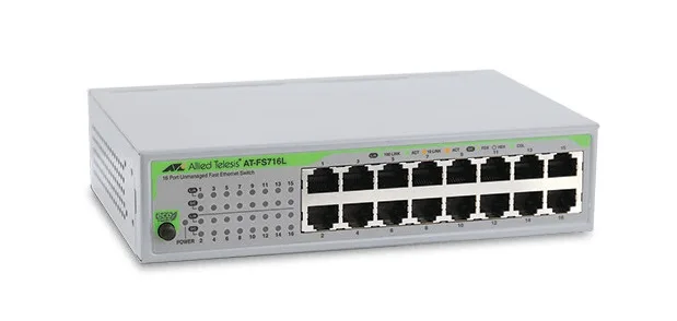 16-port 10/100TX Unmanaged Fast Ethenet Switch ALLIED TELESIS AT-FS716L