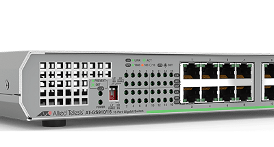 16-port 10/100/1000T Gigabit Ethernet Unmanaged Switch ALLIED TELESIS AT-GS910/16
