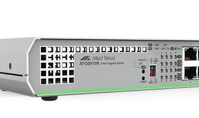 8-port 10/100/1000T Gigabit Ethernet Unmanaged Switch ALLIED TELESIS AT-GS910/8-10
