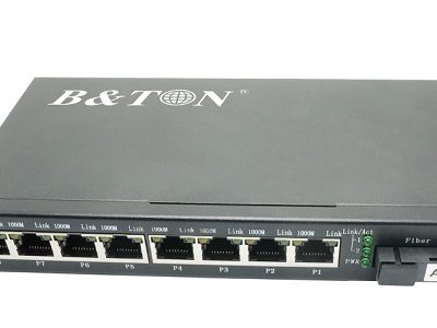 Chuyển đổi Quang-Điện Media Converter Unmanaged Fiber Switch BTON BT-918SM-20