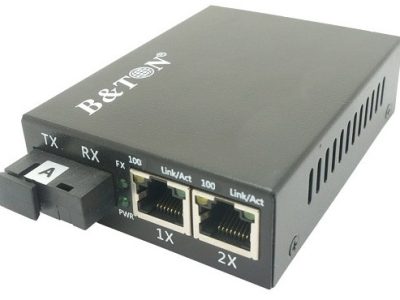 Chuyển đổi Quang-Điện Media Converter Unmanaged Fiber Switch BTON BT-982SM-20A/B