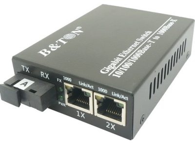 Chuyển đổi Quang-Điện Media Converter Unmanaged Fiber Switch BTON BT-912GS-20A/B