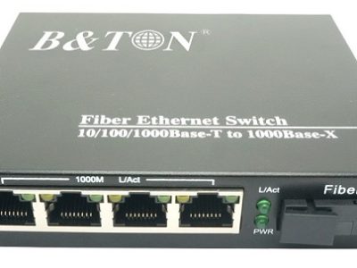 Chuyển đổi Quang-Điện Media Converter Unmanaged Fiber Switch BTON BT-914GS-20A/B