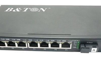 Chuyển đổi Quang-Điện Media Converter Unmanaged Fiber Switch BTON BT-918GS-20A/B