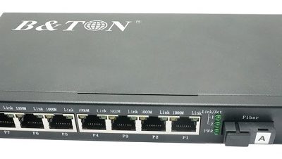 Chuyển đổi Quang-Điện Media Converter Unmanaged Fiber Switch BTON BT-928GS-20A/B