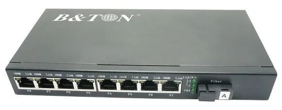 Chuyển đổi Quang-Điện Media Converter Unmanaged Fiber Switch BTON BT-928GS-20A/B