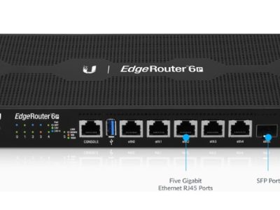 6-Port Gigabit with 1 SFP Port Router Ubiquiti EdgeRouter 6P