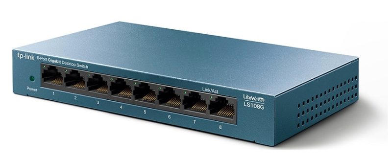 8-Port 10/100/1000Mbps Desktop Network Switch TP-LINK LS108G