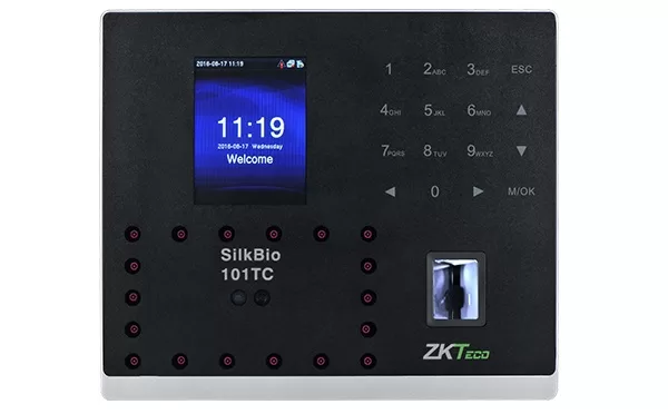 Máy chấm công vân tay và kiểm soát cửa ra vào nhận dạng khuôn mặt ZKTeco SilkBio-101TC