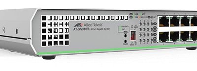 8 port 10/100/1000T Unmanaged Gigabit Ethernet Switch ALLIED TELESIS AT-GS910/8