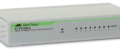 8 port 10/100T Unmanaged Fast Ethernet Switch ALLIED TELESIS AT-FS708LE