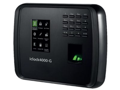 Máy chấm công vân tay, thẻ cảm ứng và pin lưu điện ZKTeco iCLOCK4000-G