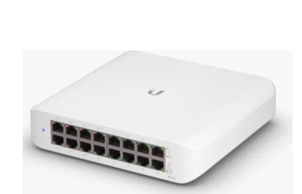 16-Port Gigabit Ethernet PoE Switch UBIQUITI UniFi USW-Lite-16-PoE