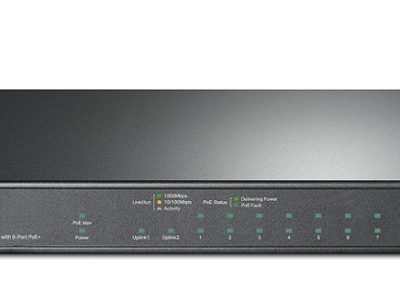 10-Port Gigabit with 8-Port PoE+ Smart Switch TP-LINK TL-SG1210MPE