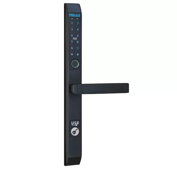Khóa cửa vân tay điện tử PHGLock FP5200 (Đen)