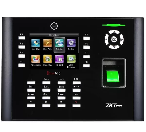 Máy chấm công vân tay ZKTeco Iclock660