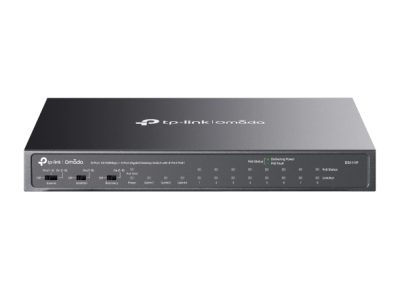 Omada 8-Port 10/100Mbps + 3-Port Gigabit Desktop Switch with 8-Port PoE+ 1