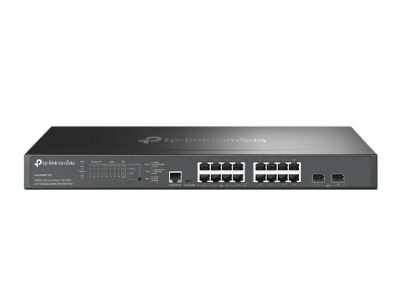 Omada 16-Port 2.5G and 2-Port 10GE SFP+ L2+ Managed Switch with 8-Port PoE+ 1