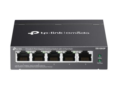 Omada 5-Port Gigabit Desktop Switch with 4-Port PoE+ 1