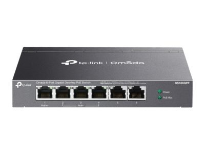 Omada 6-Port Gigabit Desktop Switch with 3-Port PoE+ and 1-Port PoE++ 1