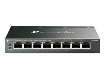 Omada 8-Port Gigabit Desktop Switch with 8-Port PoE+ 1