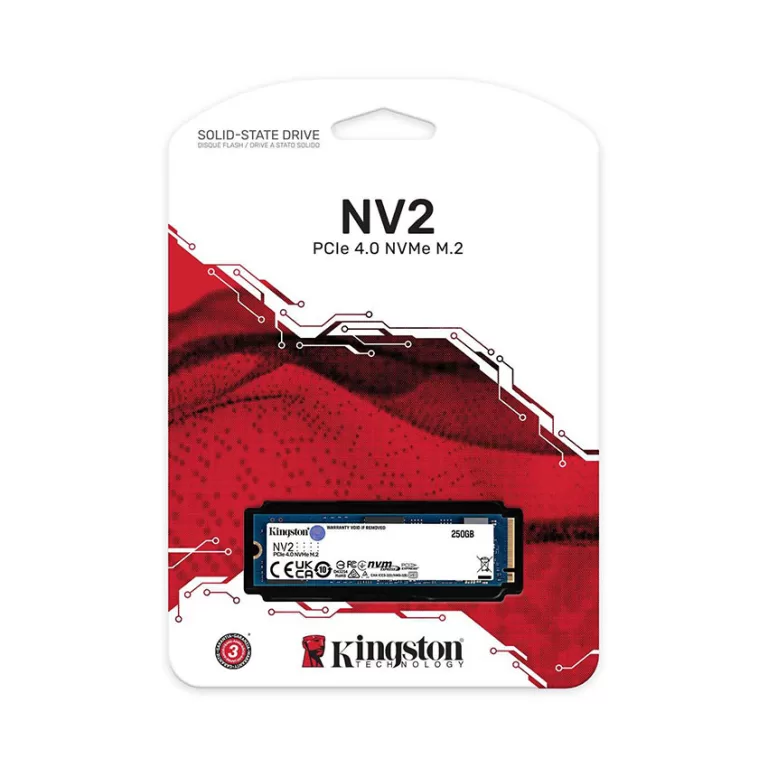Ổ cứng gắn trong SSD Kingston 250GB NV2 M.2 2280 NVME (SNV2S/250G)