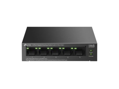 5-Port Gigabit Desktop Switch with 4-Port PoE+ 1