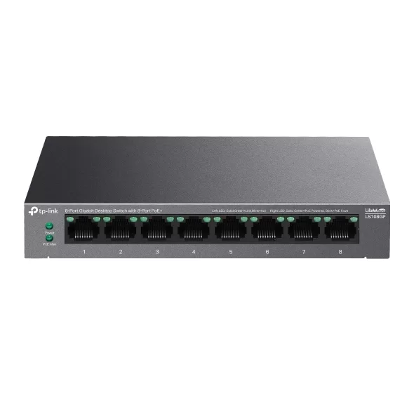 8-Port Gigabit Desktop Switch with 8-Port PoE+ 1