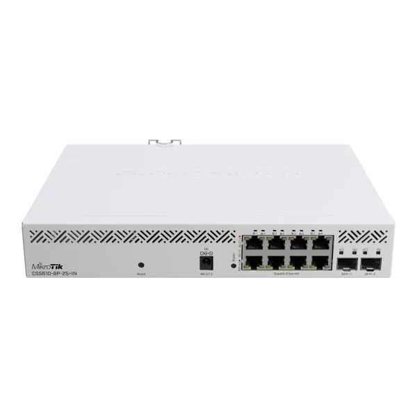 Mikrotik CSS610-8P-2S+IN – Bộ chuyển mạch 8 cổng PoE 10/100/1000BASE-T