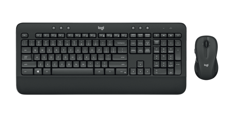Combo bàn phím chuột không dây Logitech MK545 Wireless/ Laser/ Media/ Black (920-008696)
