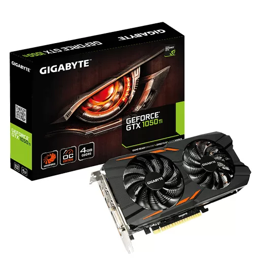 Card đồ họa Gigabyte GeForce GTX 1050 Ti OC 4G