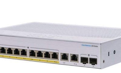 10-Port Gigabit Ethernet PoE Unmanaged Switch CISCO CBS250-8FP-E-2G-EU
