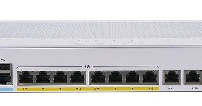 10-port Gigabit Ethernet PoE Managed Switch CISCO CBS350-8FP-E-2G-EU