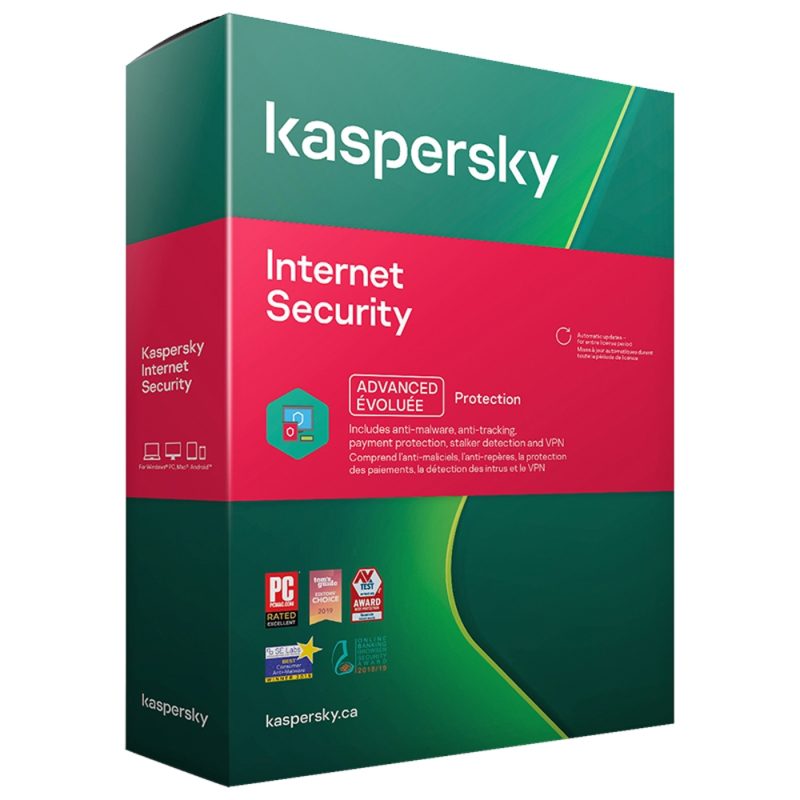 Phần mềm diệt virus Kaspersky Internet security (1PC/12T)