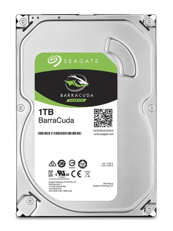 Ổ cứng gắn trong Seagate BarraCuda 1TB 7200rpm SATA 3.5" ST1000DM014