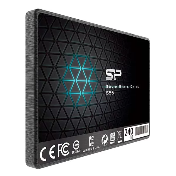 Ổ cứng trong SSD Silicon Power Slim S55 2.5INCH SATA 240GB SP240GBSS3S55S25