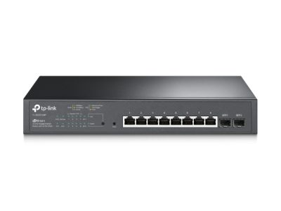 JetStream 10-Port Gigabit Smart Switch with 8-Port PoE+ 1