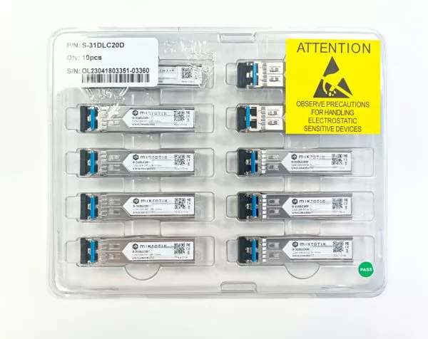 Bộ thu phát quang SFP MikroTik S-31DLC20D